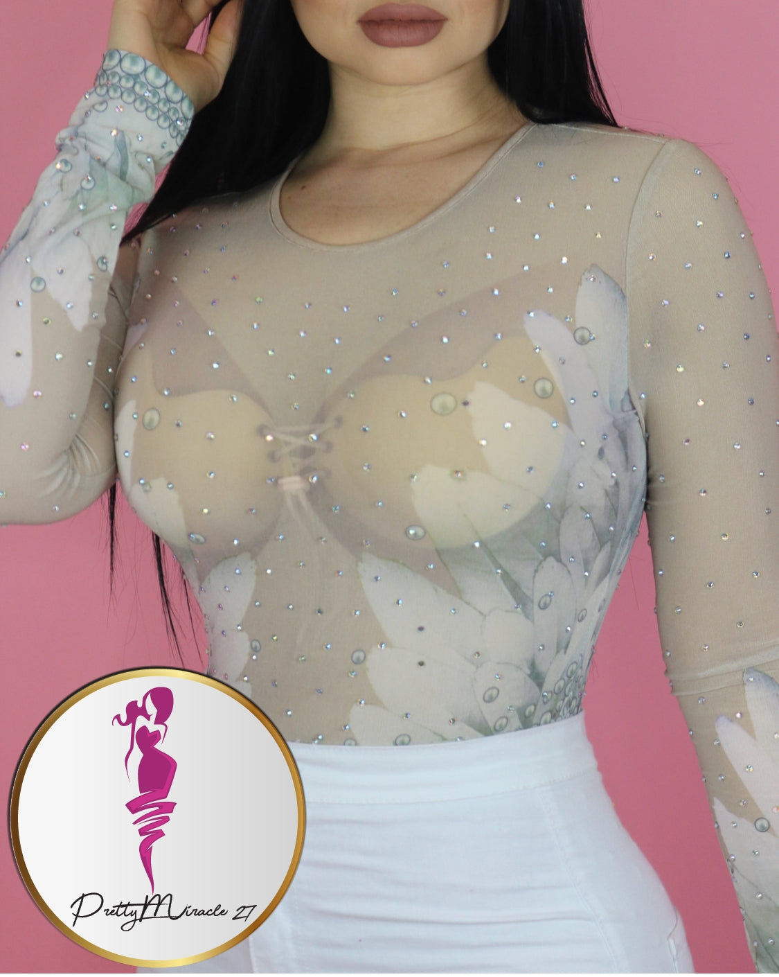 Swan bodysuit