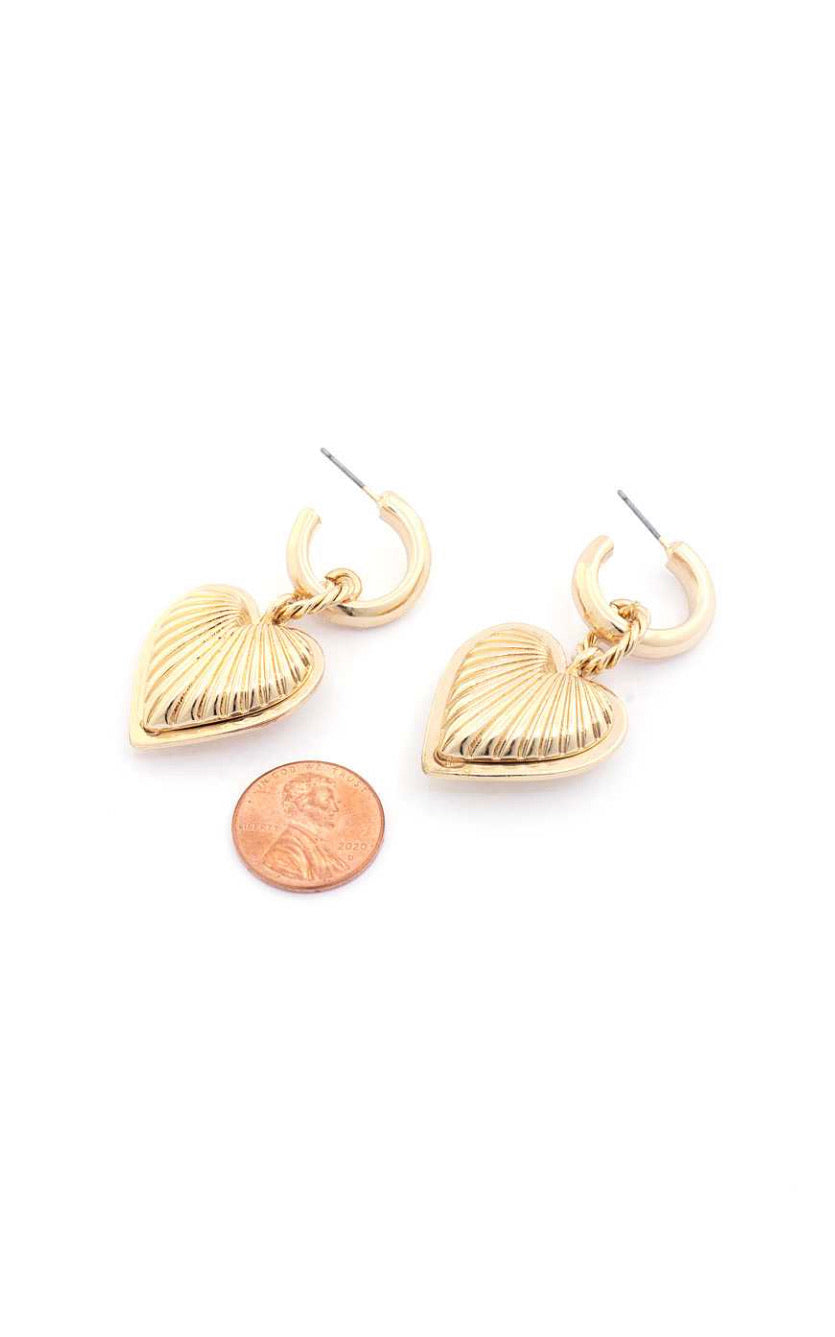El corazón earrings