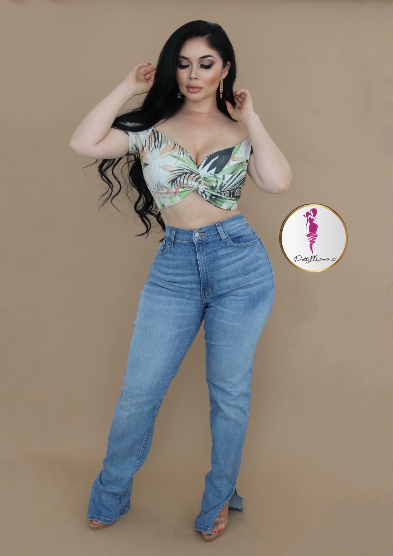 Flower green top