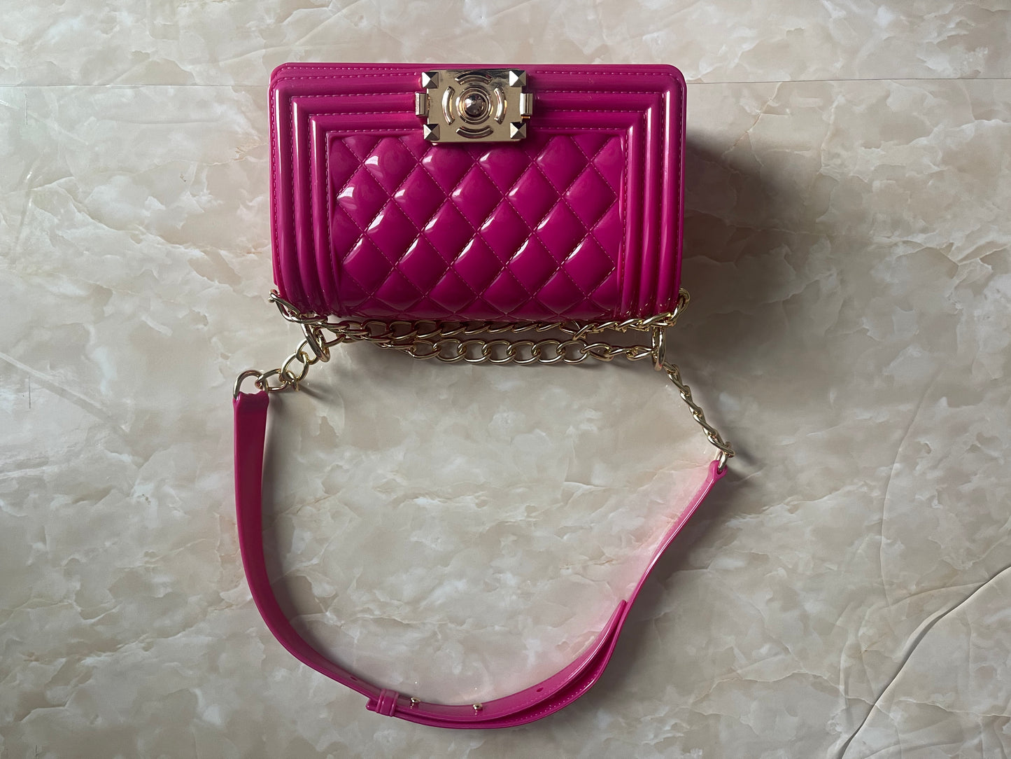Pink jelly bag