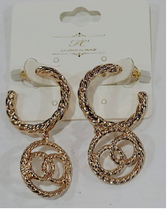 Half moon earrings